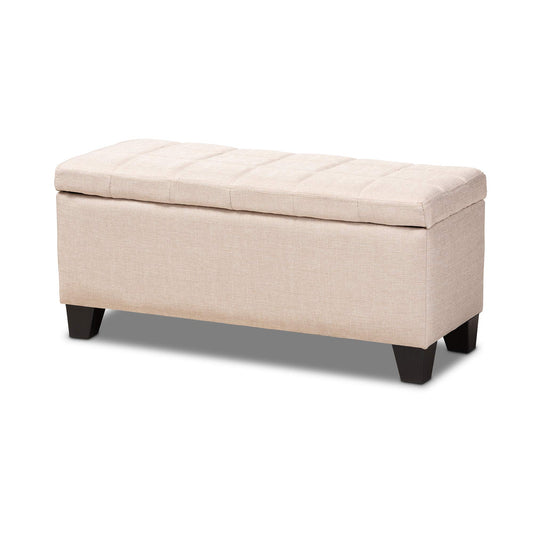 Baxton Studio Ottomans, One Size, Beige