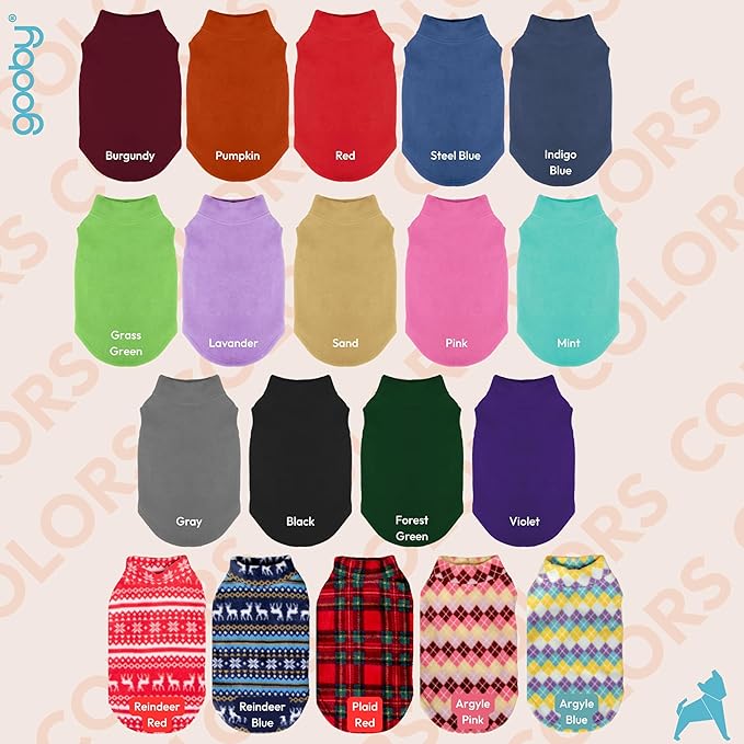Gooby - Stretch Fleece Vest, Pullover Fleece Vest Jacket Sweater for Dogs, Forest Green, 3X-Large