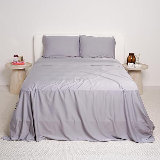 THE LAD COLLECTIVE 2.0 Bedding Set - 4 Piece Sheet & Pillow Case Set, Custom Cotton Blend, Soft, Comfortable, Temperature Regulating, & Easy-to-Use - (Twin XL, Margaret River)