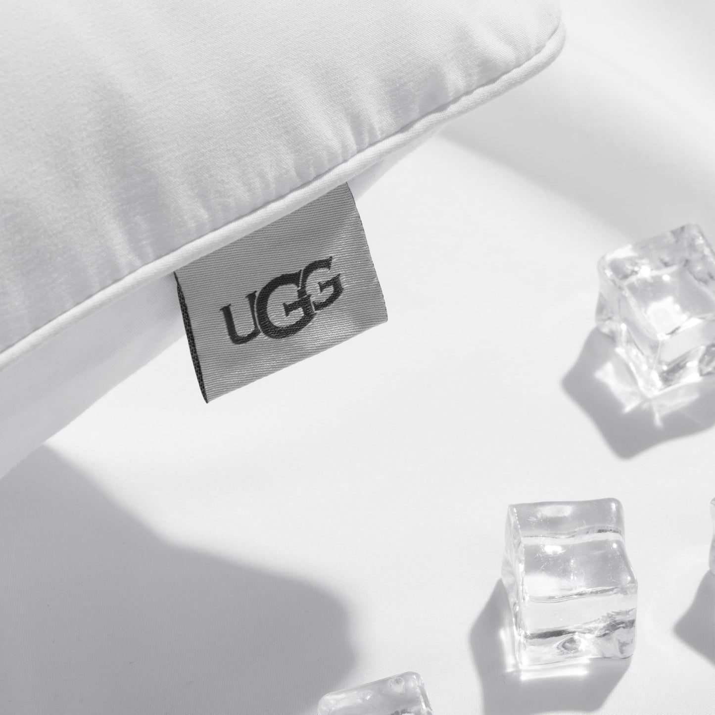 UGG Danielle Cooling Pillow King Size Hypoallergenic Down Alternative Luxury Hotel Bed Pillow for Stomach Back or Side Sleeper with Machine Washable Cover, 20-inch x 36-inch, White