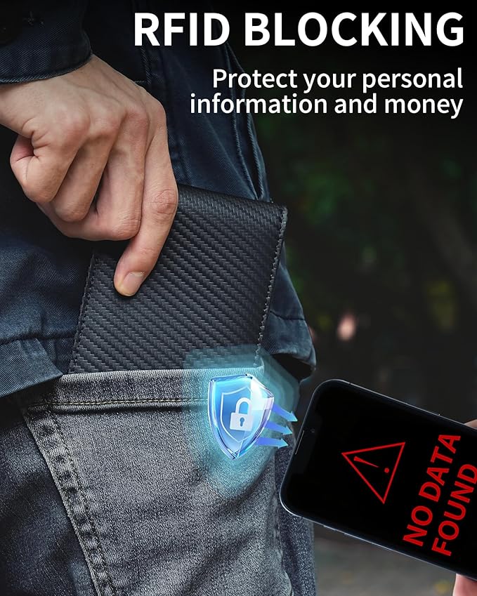 Artpaxy Mens Wallet Bifold Genuine Leather RFID Blocking Wallet for Men with 2 ID Windows 12 Card Holders 2 cash pockets 1 Gift Box