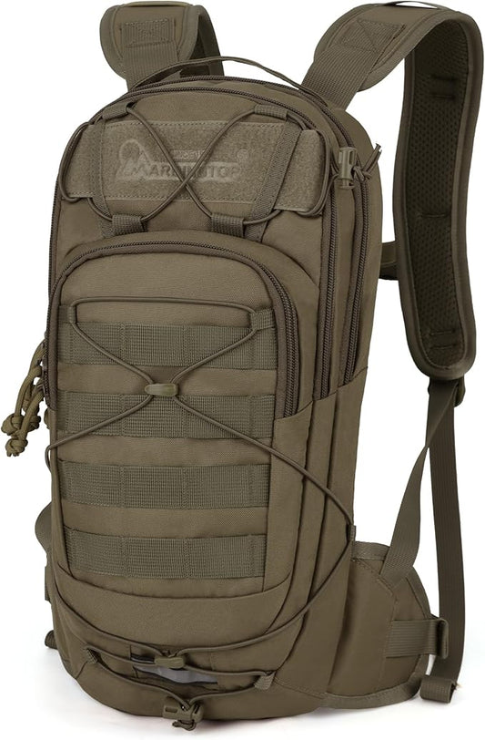 Mardingtop10L Small Tactical Molle Hydration Backpack,Cycling Backpack for Biking,Cycling and Running EDC Daypack