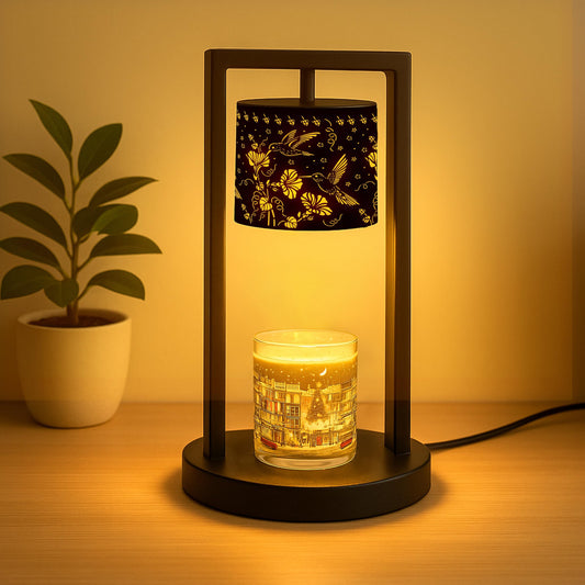 Gantok Candle Warmer Lamp with Timer Wax Melt Warmer for Scented Jar Candles Candle Lamp Warmer Gifts for Mom Christmas Gifts, House Warming Gifts New Home Office Dorm Room Fall Decor (Hummingbird)