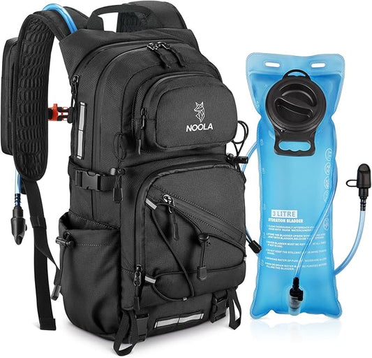 NOOLA Hydration Backpack with 3L Water Bladder, 22L / 25L Water Backpack for Hiking Cycling Biking, Lightweight Hiking Pack
