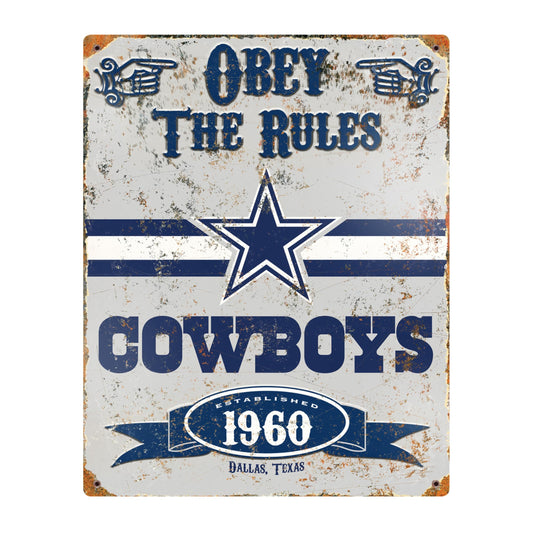 Party Animal NFL Football Vintage Wall Décor, Dallas Cowboys