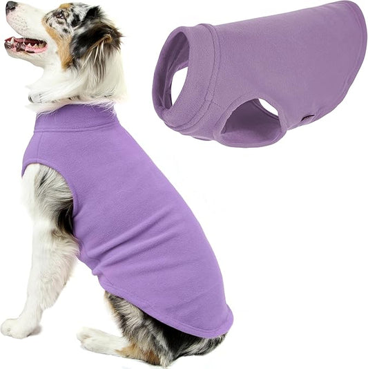 Gooby - Stretch Fleece Vest, Pullover Fleece Vest Jacket Sweater for Dogs, Lavender, 3X-Large