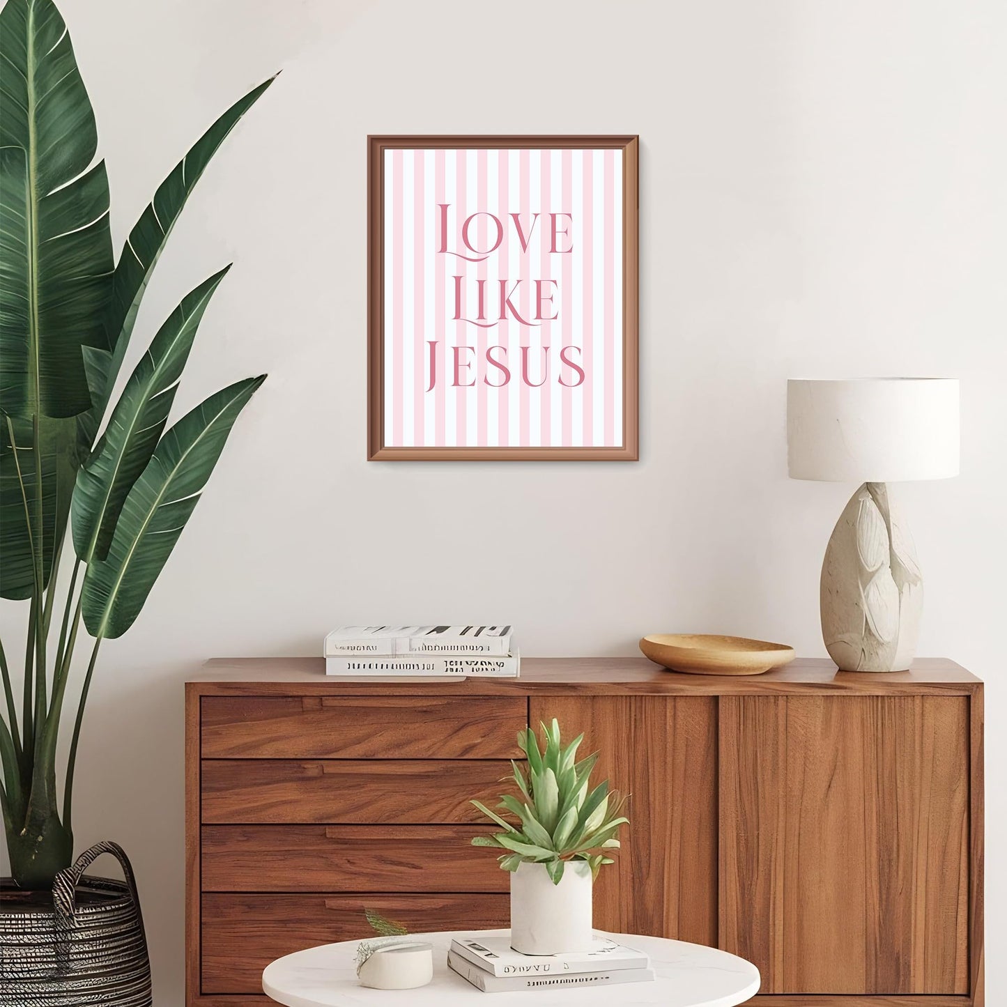 LARTSFRO Coquette Pink Bow Jesus Wall Art Decor Posters, Light Pink Bow Christian Room Bedroom Bathroom Dorm Wall Art Decor Aesthetic for College Teen Girls Gifts, Inspirational Bible Verses Bow Wall Decor, 10x8 Inch Set of 4 Bow Pictures (UNFRAMED)