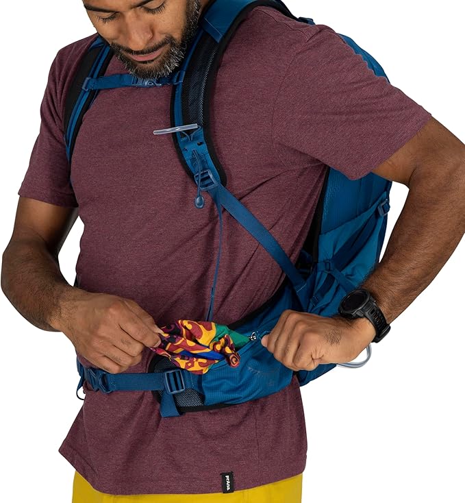 Osprey Talon 11L Men's Lightweight Hiking Backpack - Small Daypack for Travel & Camping, Green Canopy