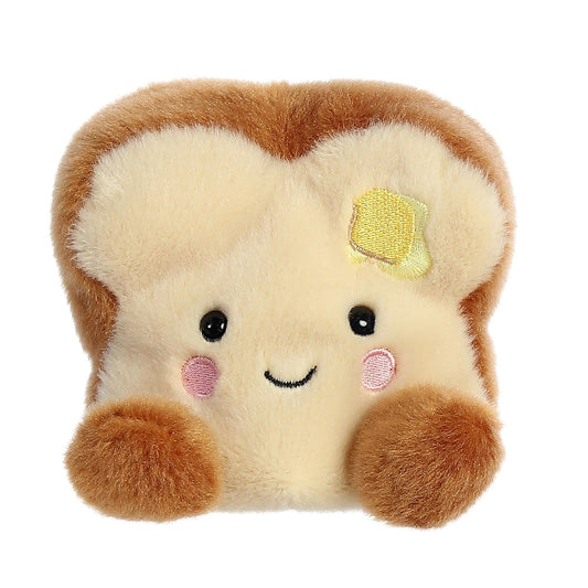 Aurora® Adorable Palm Pals™ Buttery Toast™ Stuffed Animal - Fun Collectible Plush for Kids and Adult Collectors - Perfect for Decorating Rooms and Birthday Gifts - Brown 4.5 Inches