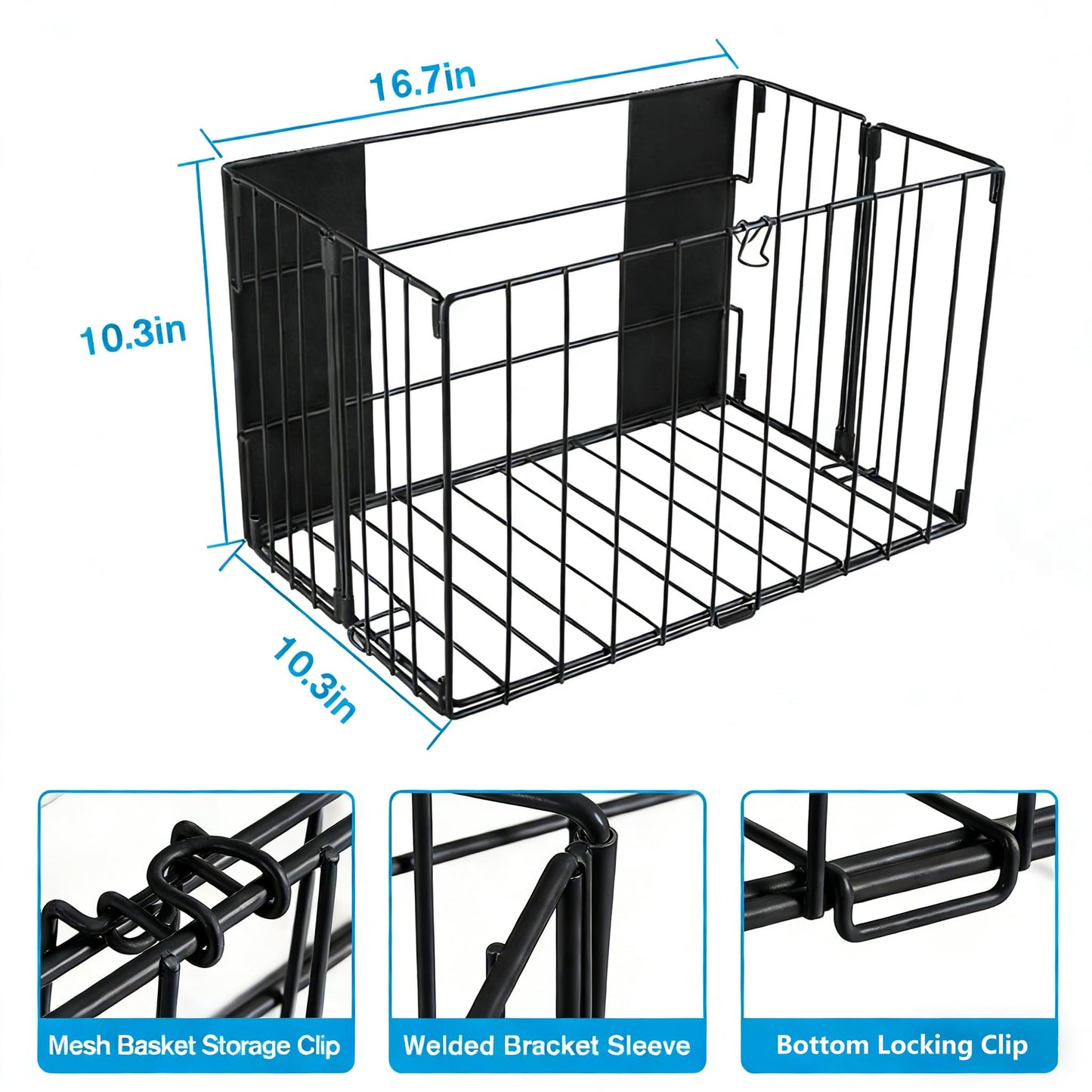 ADVEZO Magnetic Collapsible Laundry Basket, Foldable Metal Laundry Hamper for Washing Machine Side, Space Saving Pop Up Hamper, Laundry Room Organization and Storage (Black)