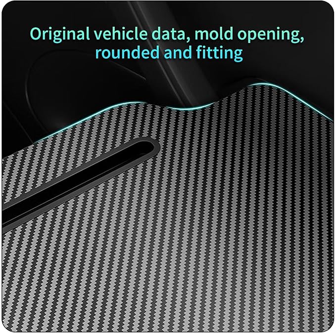 Car Accessories Interior, Carbon Fiber Material, Foldable Car Table, Multipurpose Travel Car Tray for Dining, in-Car Work, Travel and Outdoor, Fits Most Vehicles