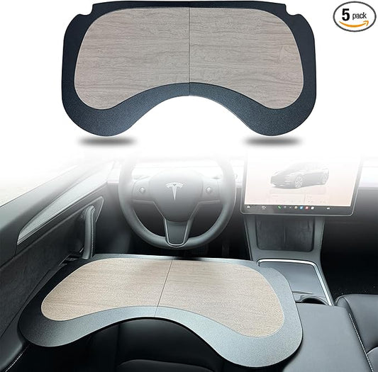 Smasener for Tesla Model 3 Model Y Car Laptop Table, Car Dining Table Tray, Foldable Large Size Multipurpose Tesla Car Tray, Tesla Accessories