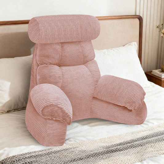 FXXUDVNIIN Back Pillow for Bed Sitting up – with 9.4" Armrest