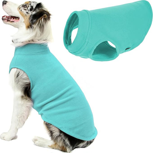 Gooby - Stretch Fleece Vest, Pullover Fleece Vest Jacket Sweater for Dogs, Mint, 4X-Large