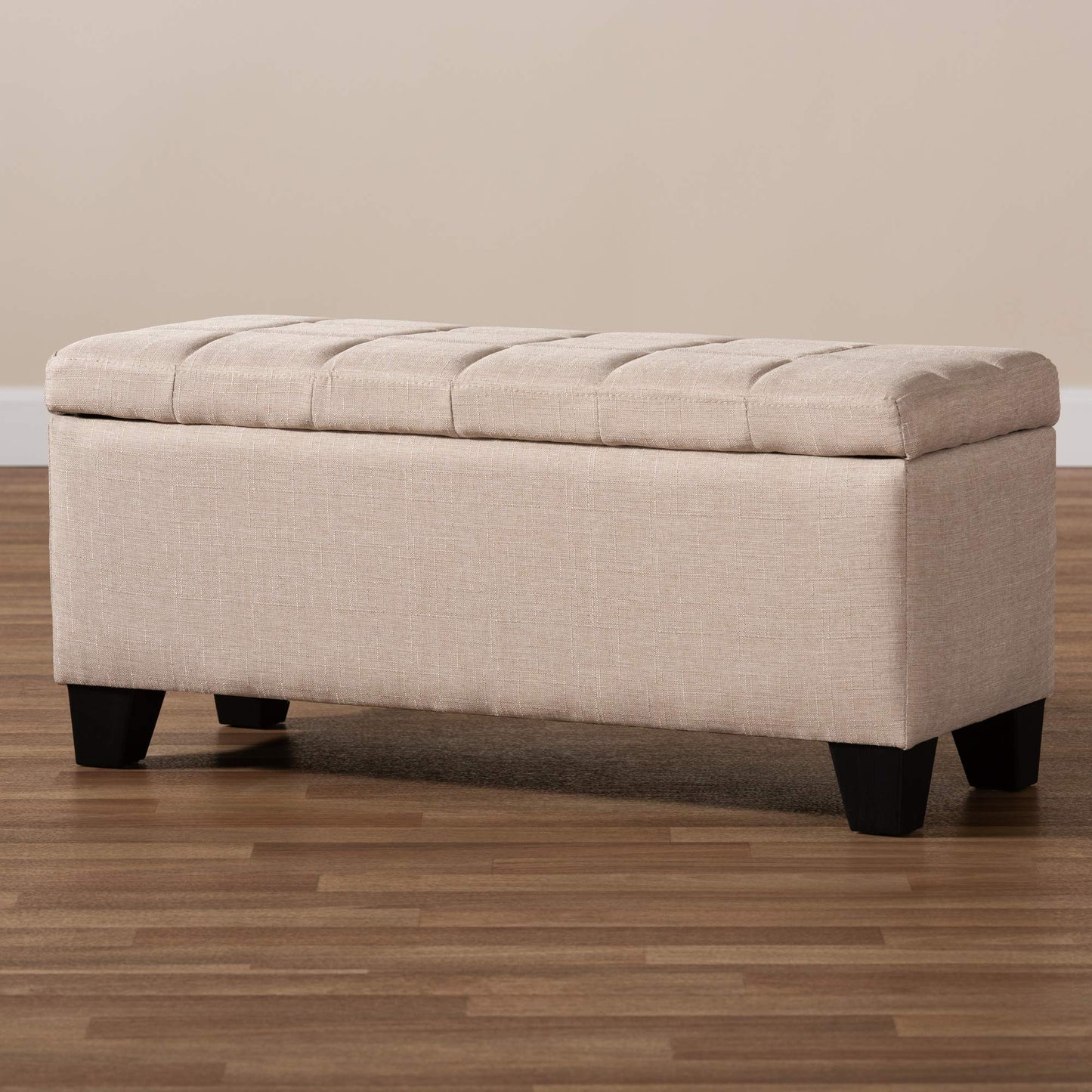 Baxton Studio Ottomans, One Size, Beige