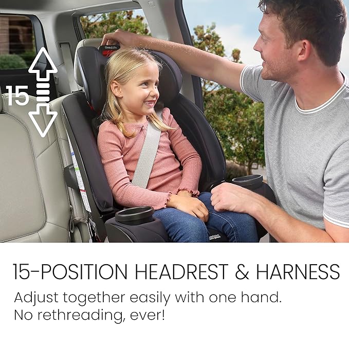 Britax One4Life All in One Convertible Car Seat, 3 in 1 Car Seat & Booster Seat with Easy ClickTight Installation, Extended Rear Facing Capacity, and Breathable SafeWash Fabrics — Parchment