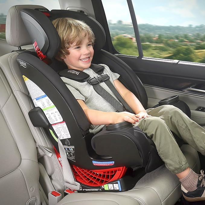 Britax One4Life All in One Convertible Car Seat, 3 in 1 Car Seat & Booster Seat with Easy ClickTight Installation, Extended Rear Facing Capacity, and Breathable SafeWash Fabrics — Mineral Gray