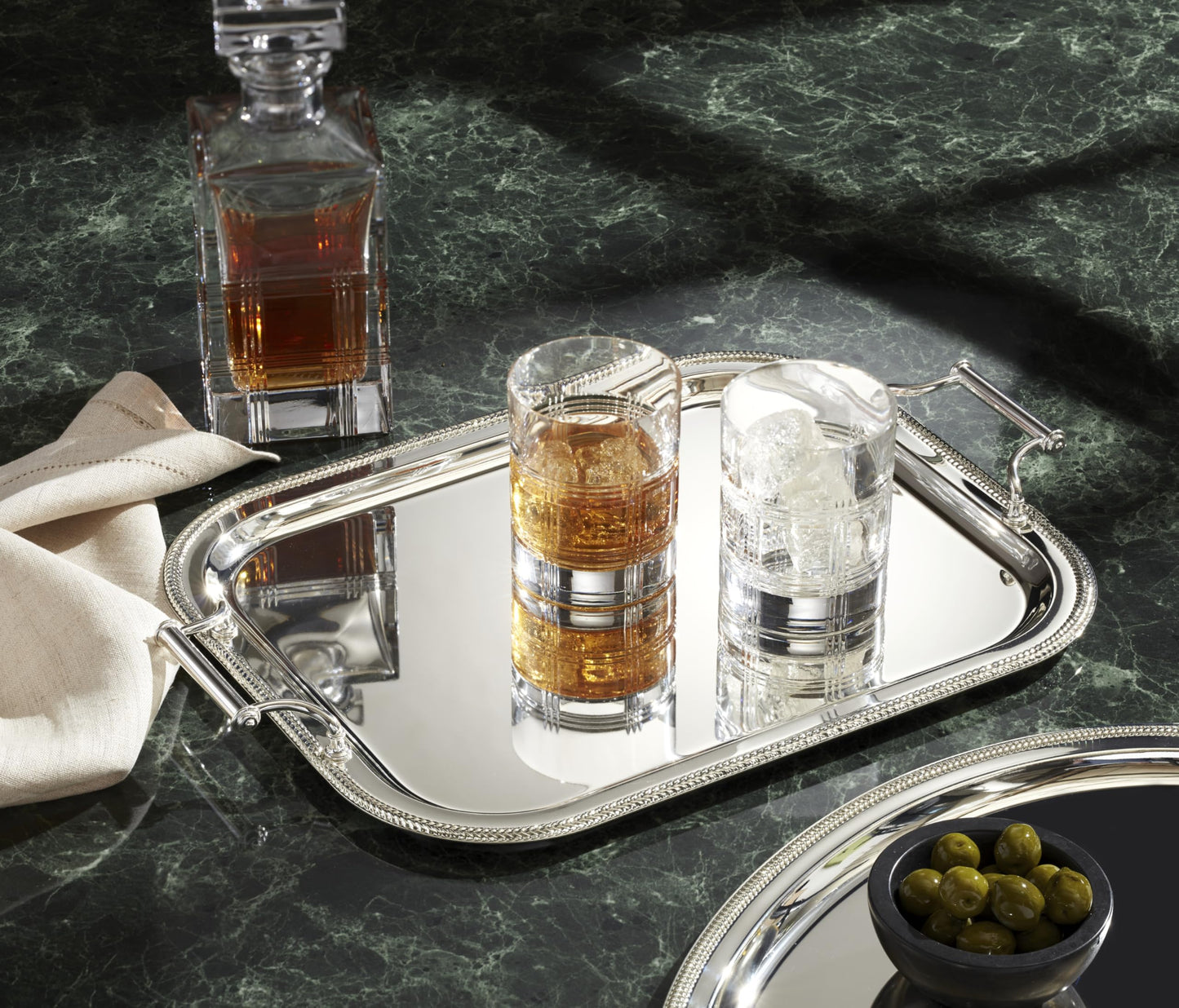 Reed And Barton 896102 Rectangle Silverplate Tray With Handles