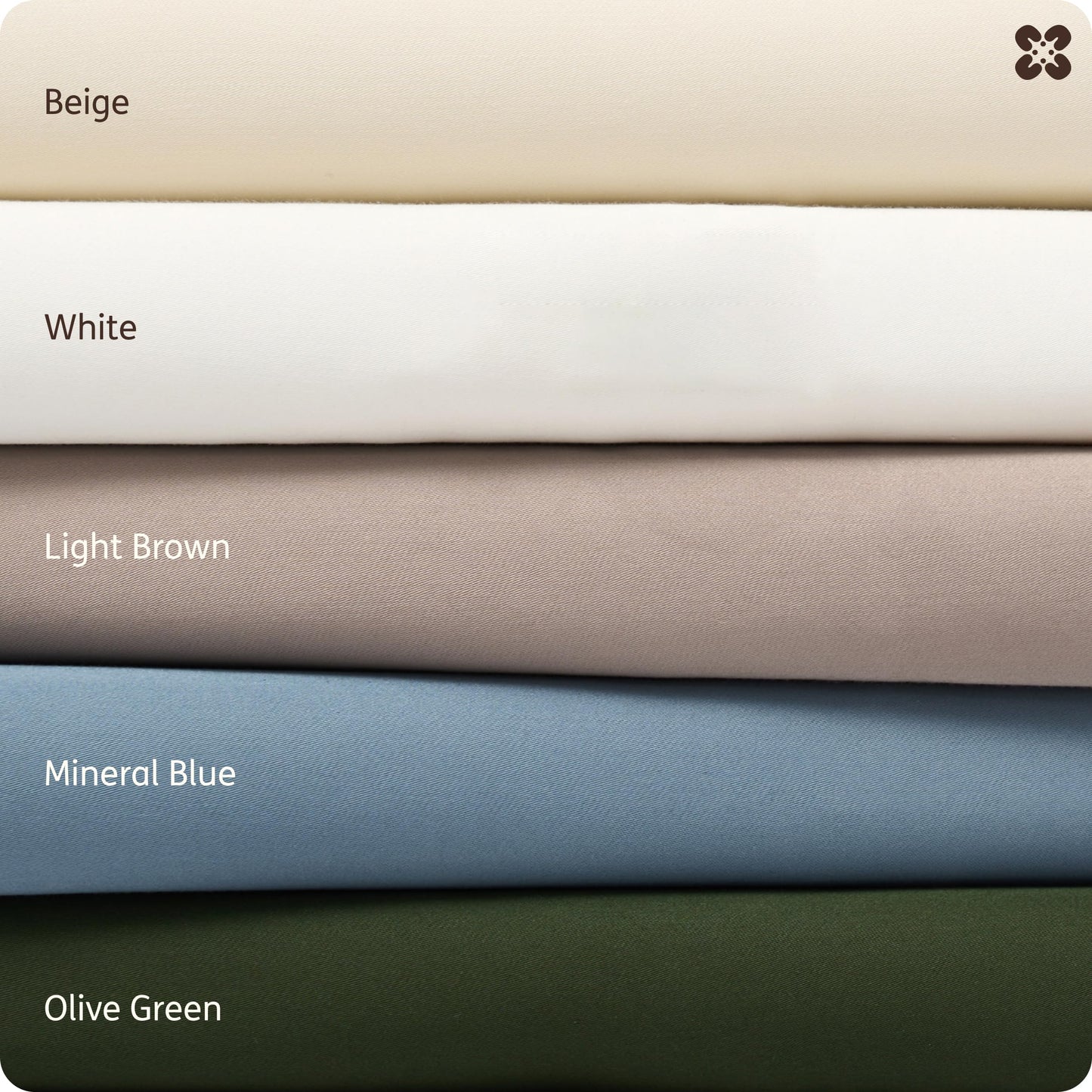 Bedsure 3PCS 100% Organically Grown Bamboo Viscose King Size Fitted Sheet