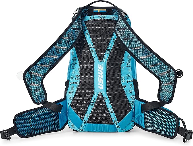 USWE Shred 16L Backpack, a High End Daypack for MTB, E-MTB, Mountain Bike, Blue