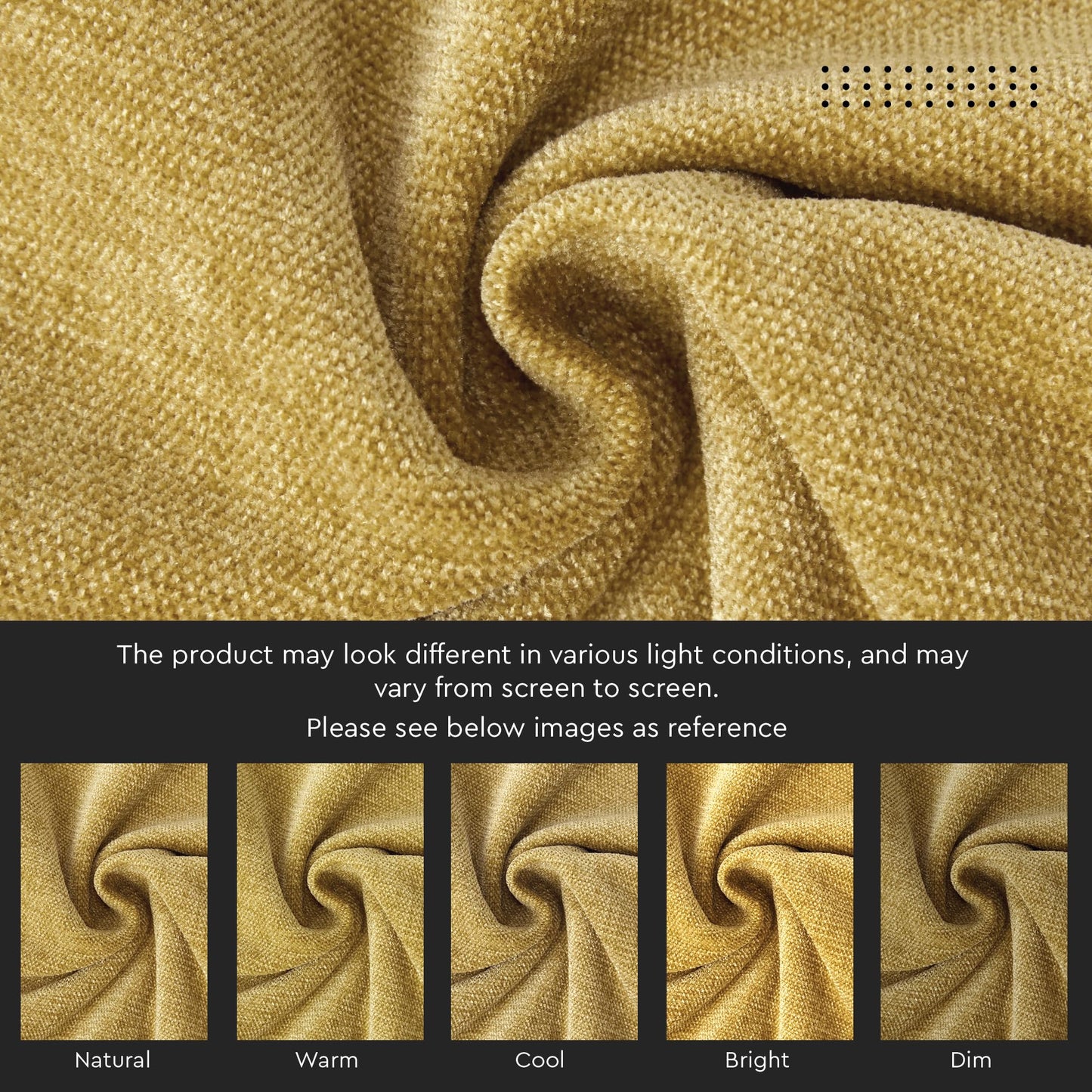 Encasa XO Thick Chenille Throw Pillow Covers Set of 2 | Mustard Gold - (24"x24") (60x60 cm) | Decorative Accent Square Throw Pillow Cases for Couch, Home Decor, Sofa