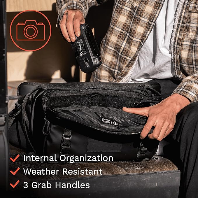 WANDRD ROGUE V1 9L Sling: Compact Camera Sling and Crossbody Bag with Fast Access, 3-Way Carry– Lightweight Everyday Bag Great for Travel, Photography, and Daily Use (Sedona Orange)