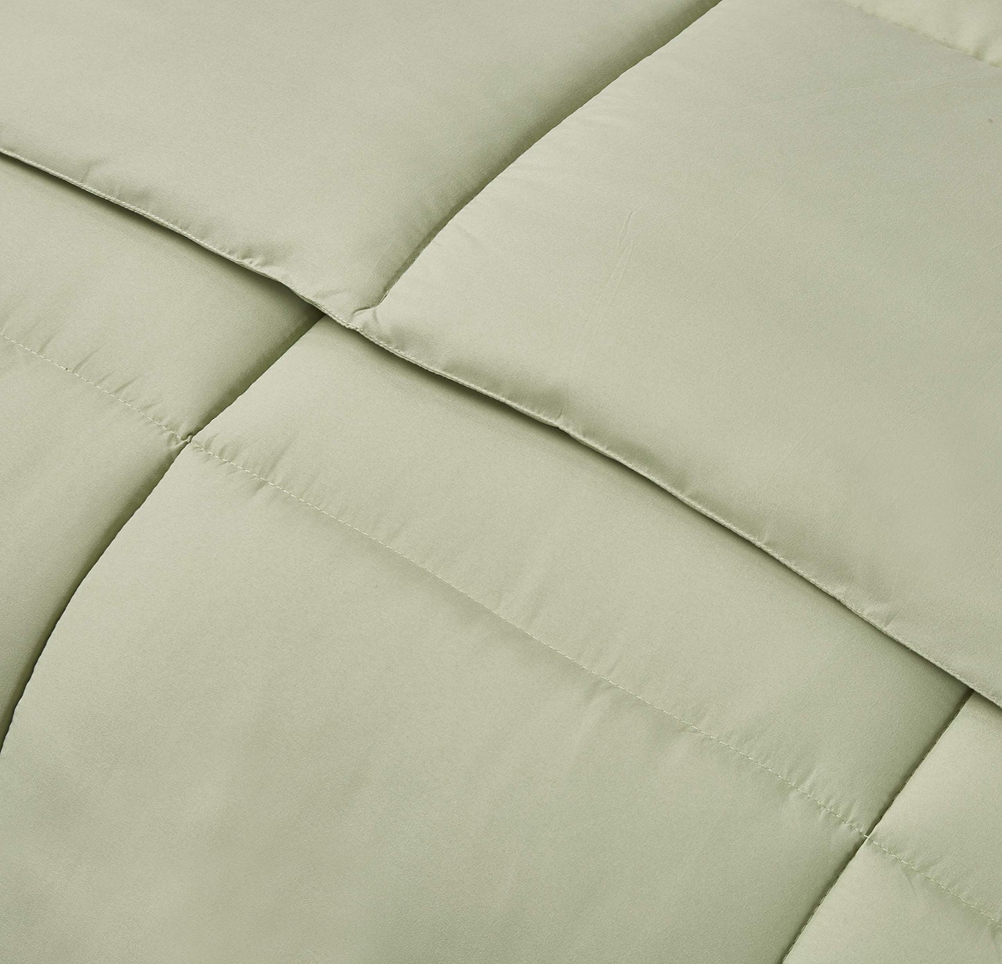 Blue Ridge Home Fashions Microfiber Duvet Insert Comforter Bed Set, King, Sage